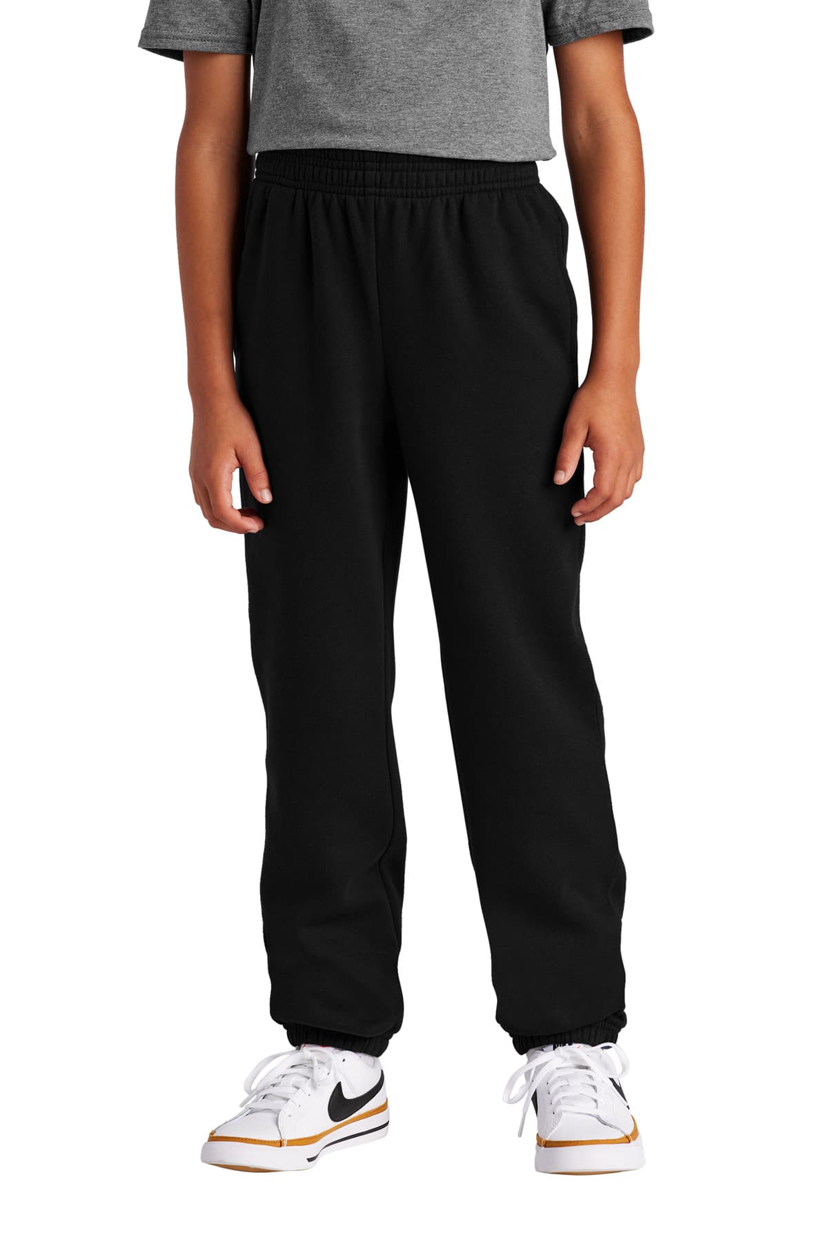 District District Youth V.I.T. Fleece Sweatpant DT6112Y in Black