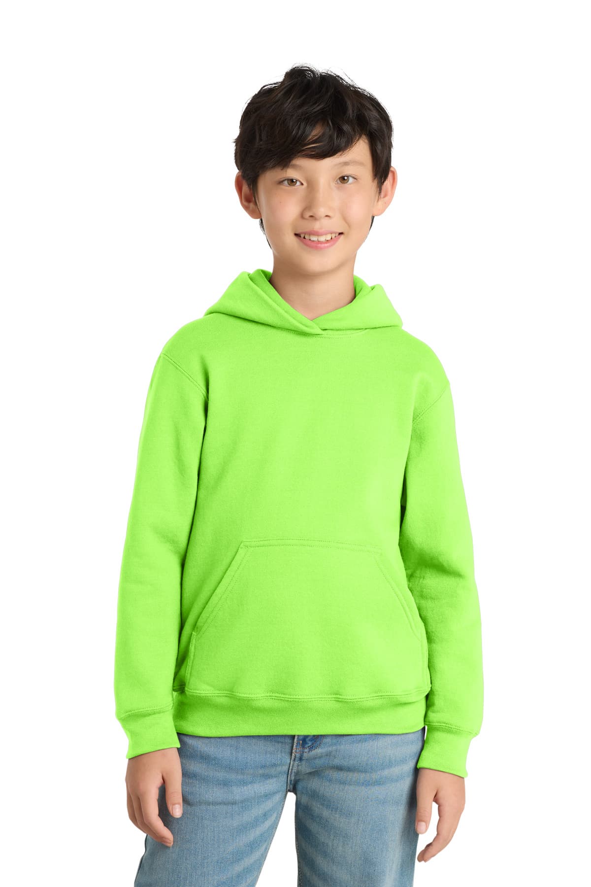 Port & Company Port & Co Youth Core Fleece Pullover Hooded Sweatshirt PC78YH