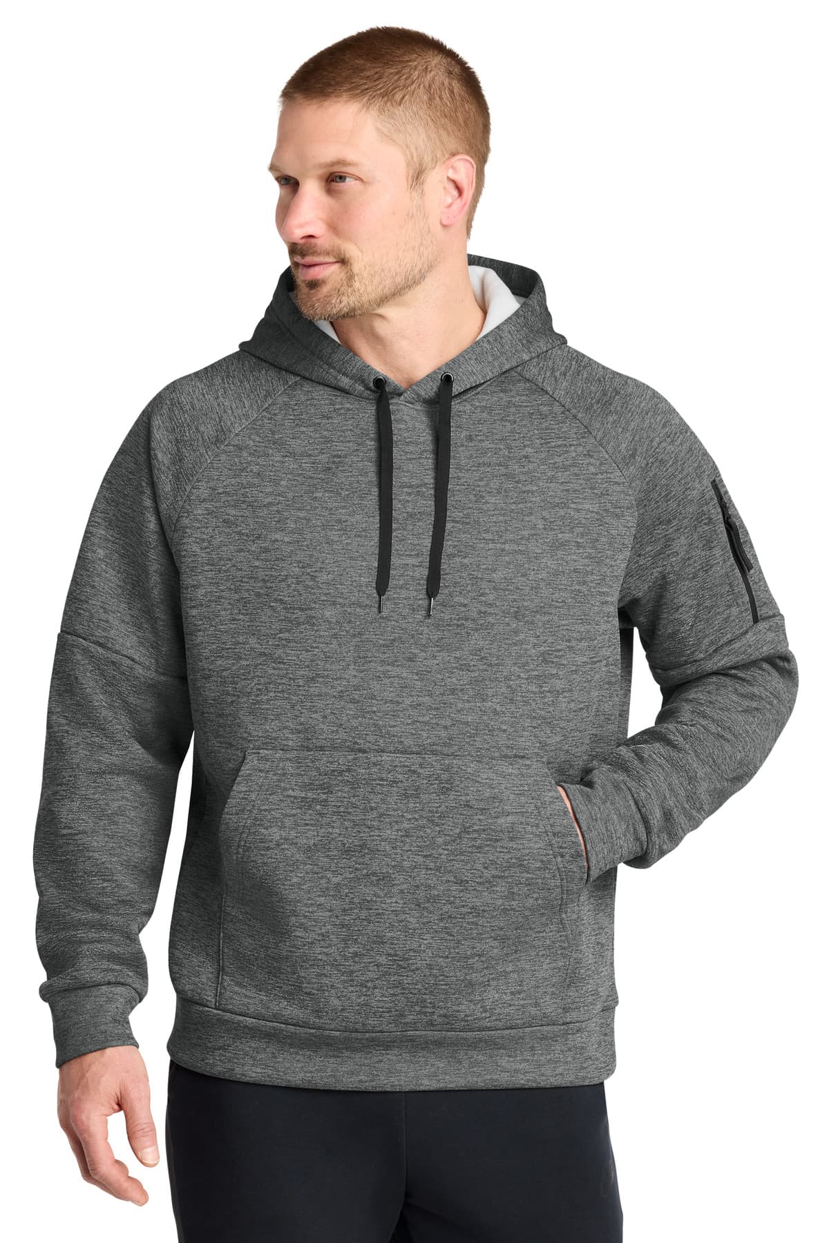 Nike Nike Therma-FIT Pocket Pullover Fleece Hoodie NKFD9735 in Charcoal Heather