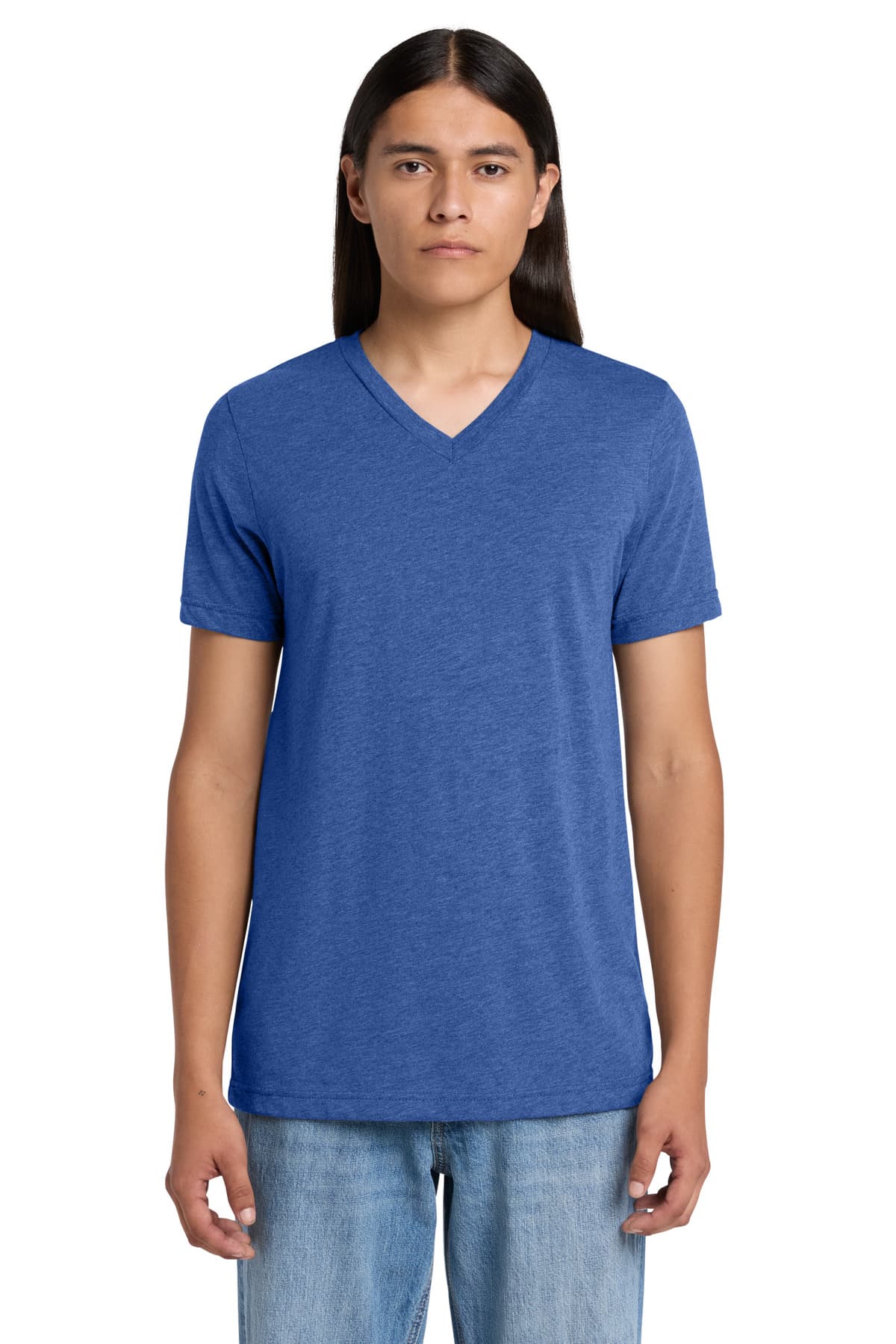 Bella + Canvas BELLA+CANVAS Unisex Triblend Short Sleeve V-Neck Tee. BC3415