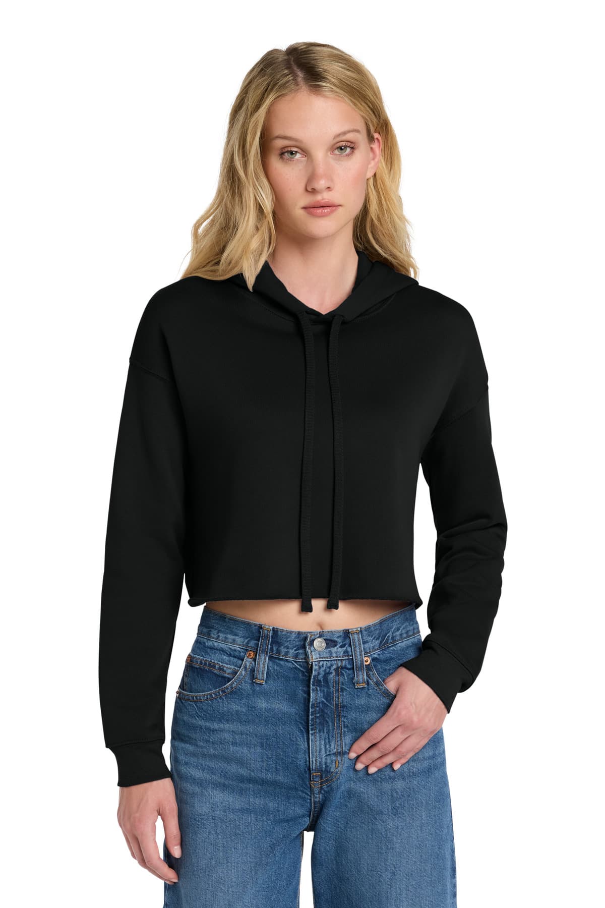 Bella + Canvas BELLA+CANVAS Women's Sponge Fleece Cropped Fleece Hoodie. BC7502