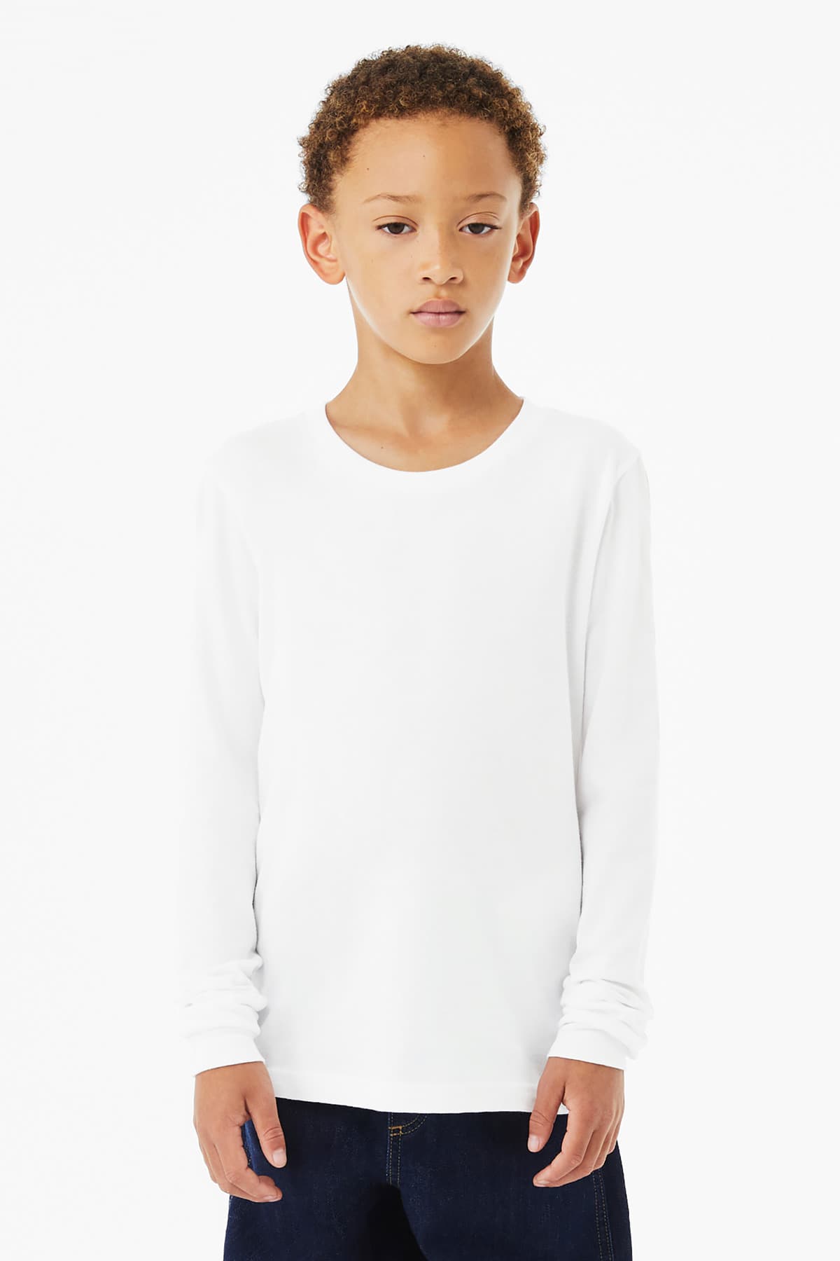 Bella + Canvas BELLA+CANVAS Youth Heather CVC Long Sleeve Tee BC3501YCVC