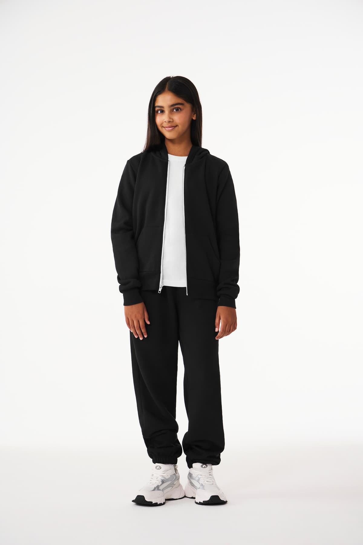 Bella + Canvas BELLA+CANVAS Youth Sponge Fleece Full-Zip Hooded Sweatshirt BC3739Y