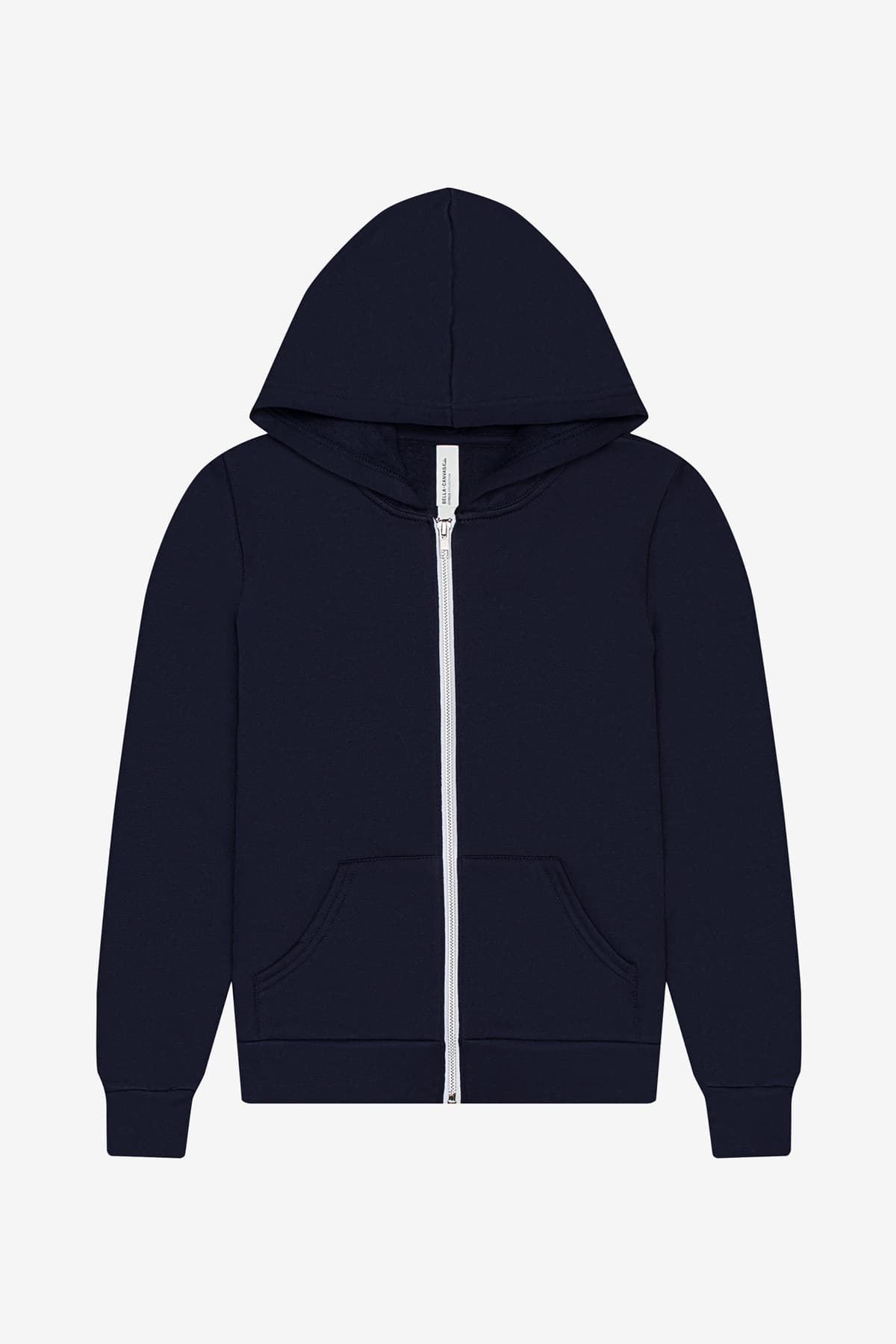 Bella + Canvas BELLA+CANVAS Youth Sponge Fleece Full-Zip Hooded Sweatshirt BC3739Y