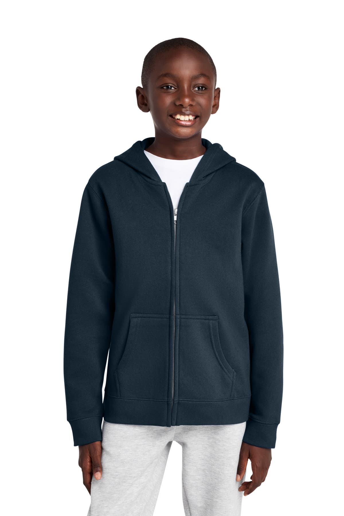 District District Youth V.I.T. Fleece Full-Zip Hoodie DT6102Y
