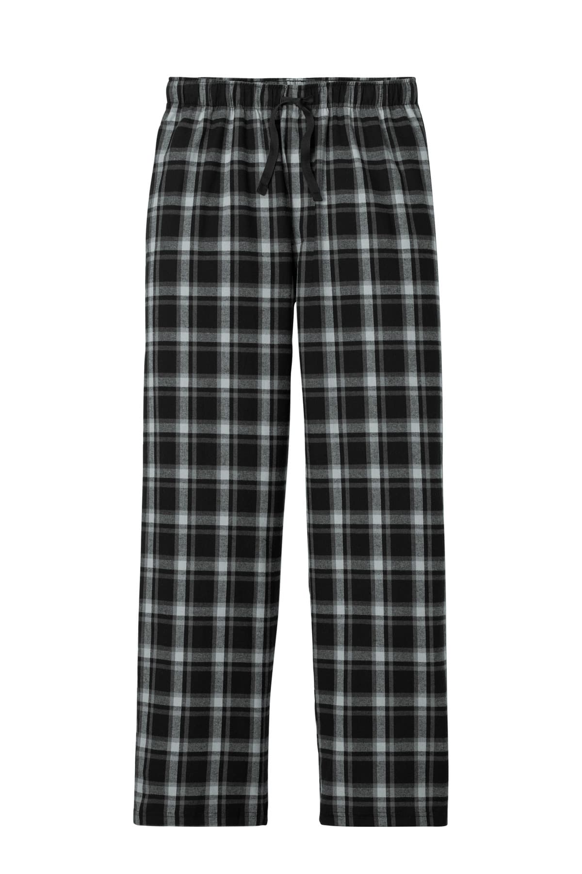 District District Flannel Pocket Pant DT1810 in Black/ Grey Dress Plaid