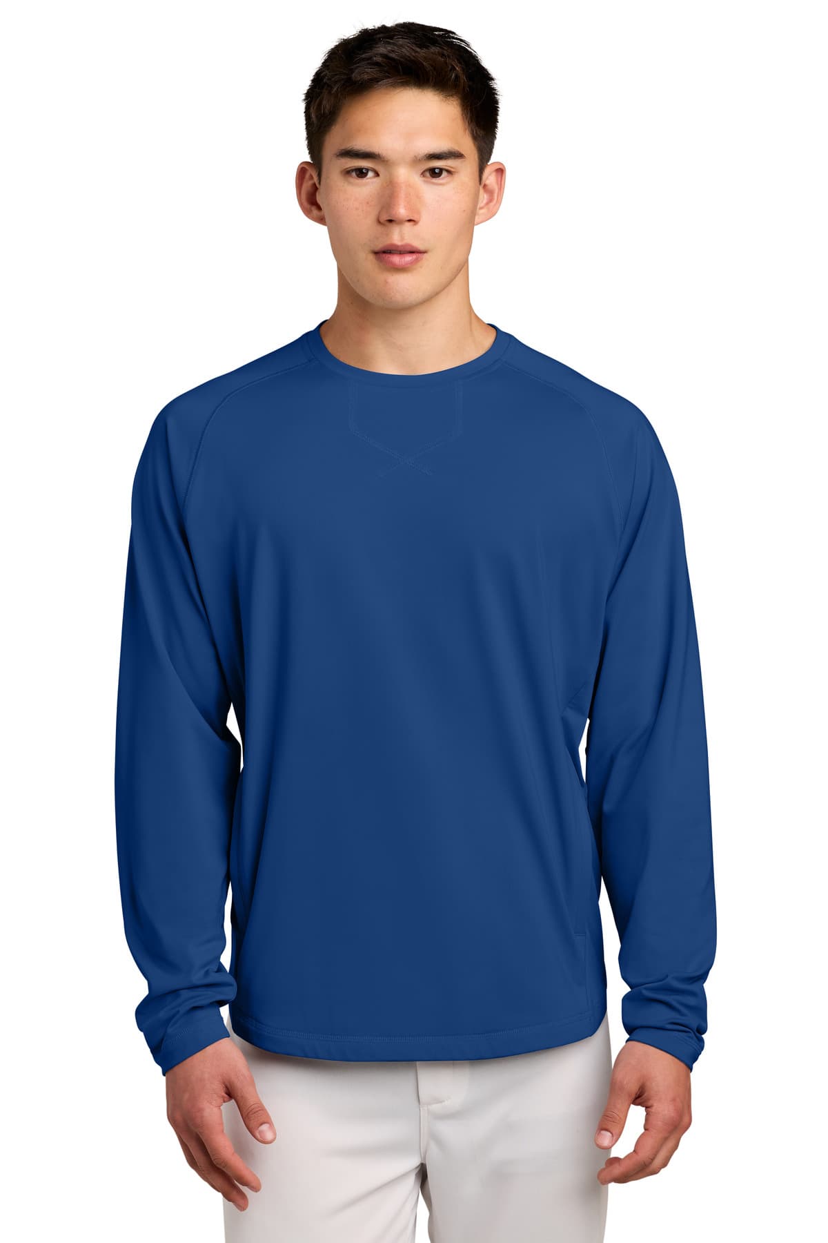Sport-Tek Sport-Tek Sport-Wick Stretch Pocketed Crewneck ST859