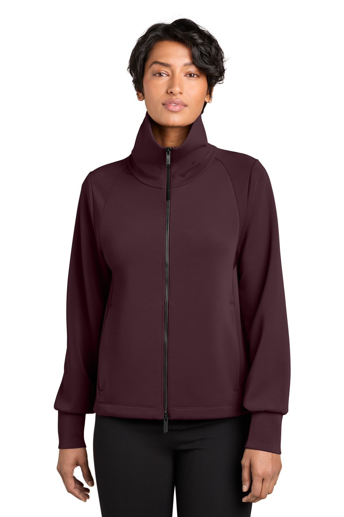 MiiR MiiR Women's Kumo Full-Zip MRAW222 in Dark Fig