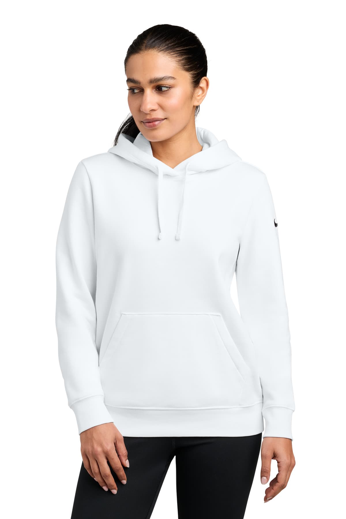 Nike Nike Women's Club Fleece Sleeve Swoosh Pullover Hoodie NKFD9889