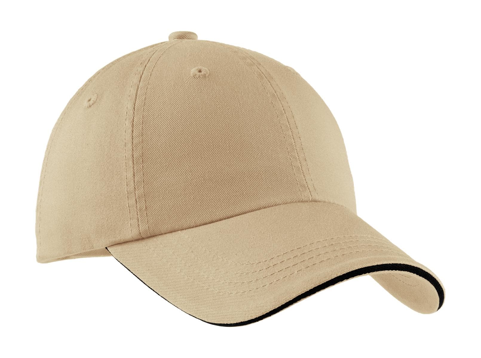 Port Authority Port Authority Sandwich Bill Cap with Striped Closure. C830
